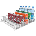 Adjustable Beverage Can Organizer with Self-Pushing Glide – Large Capacity Drink Display for Retail Refrigerators
