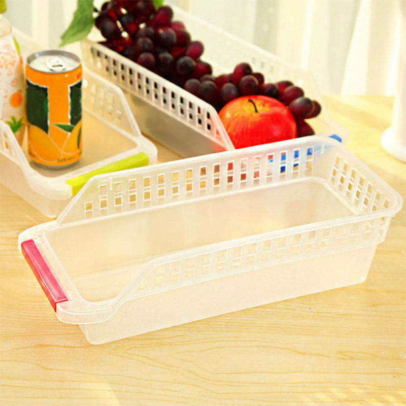 Clear Fruit & Vegetable Storage Baskets – Kitchen Pantry Food Organizer Containers